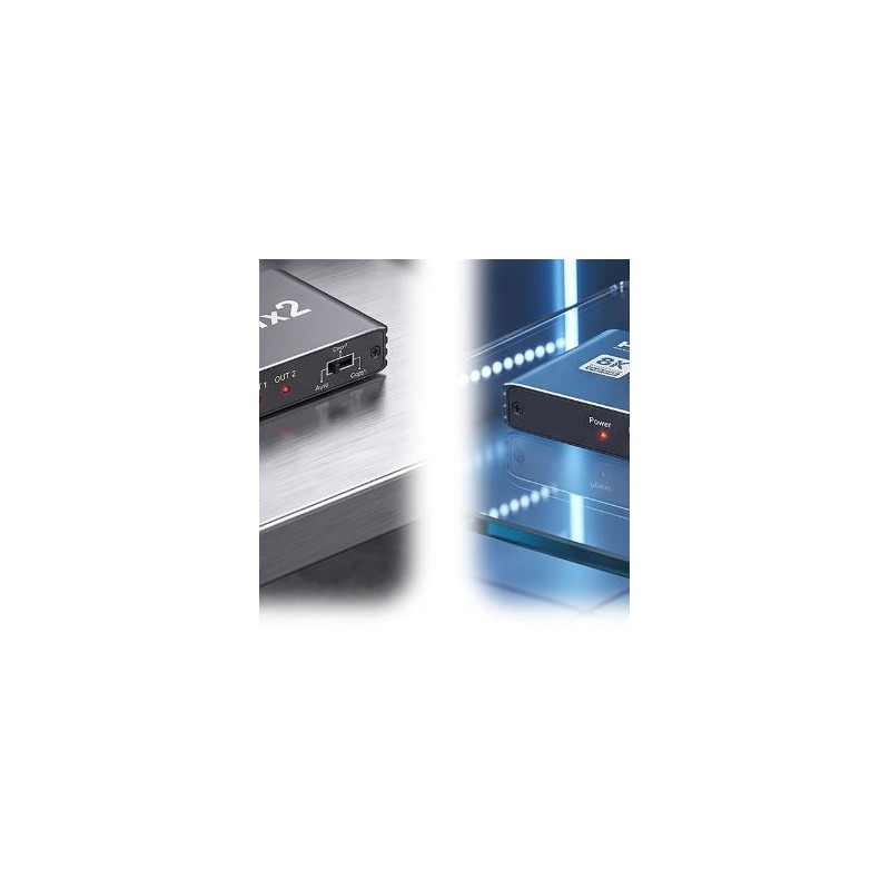 Gaming Console In - HDMI-compatible Splitter 1 in 2 Out