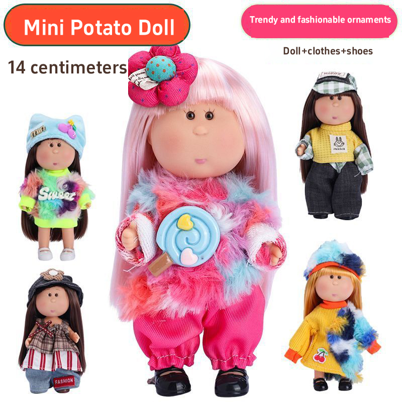14cm Vinyl Potato Doll With La - Gaming Console Keychain review and price