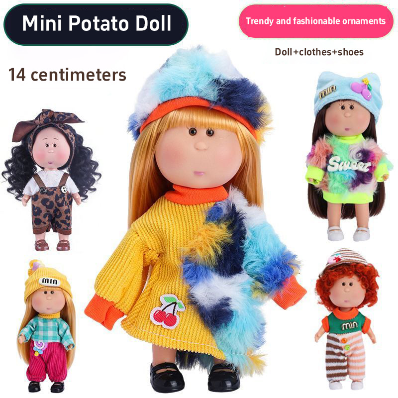 14cm Vinyl Potato Doll With La - Gaming Console Keychain review and price