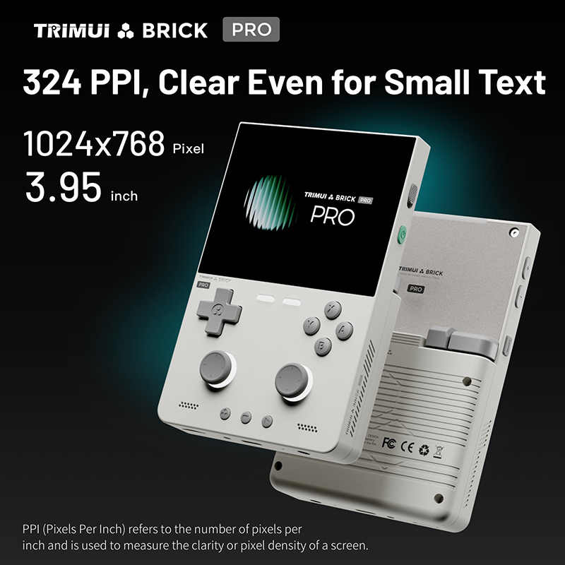 NEW TRIMUI BRICK PRO 3.95 Inch - Gaming Console Under 5000 review and price