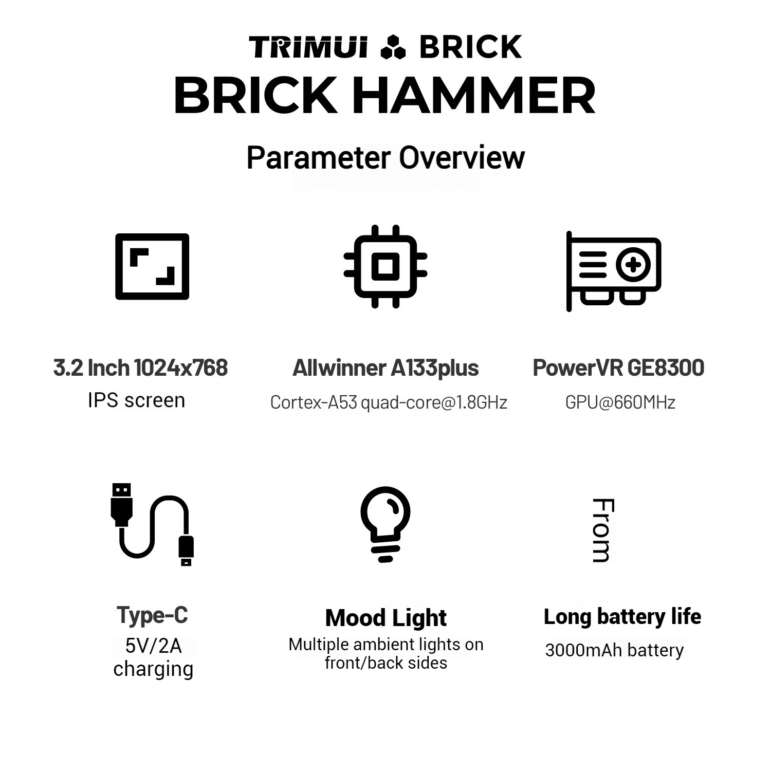 TRIMUI Brick Hammer All Metal  - Gaming Console All review and price