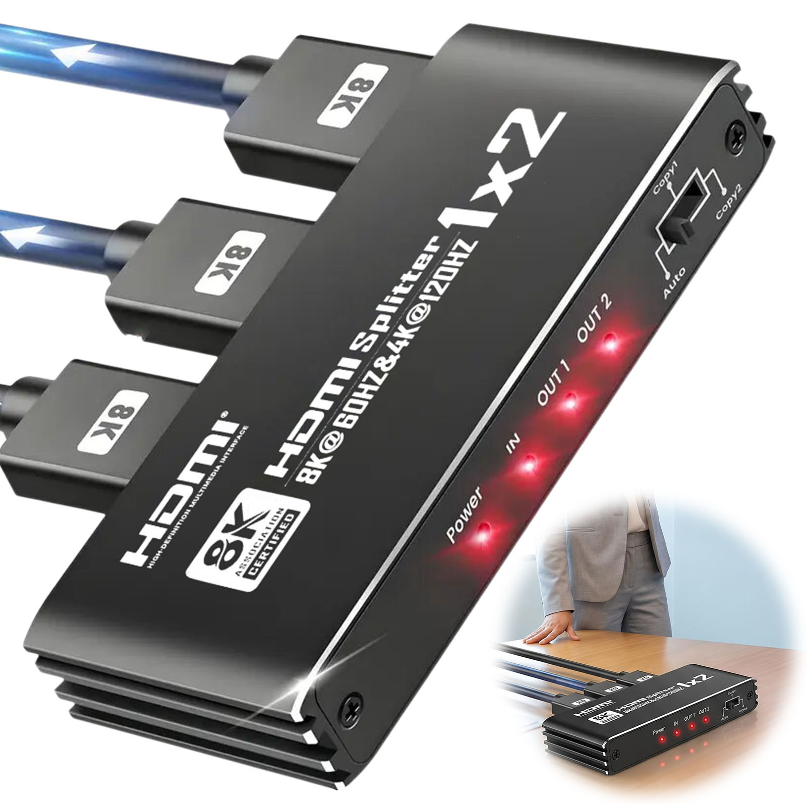 HDMI-compatible Splitter 1 in  - Gaming Console In review and price