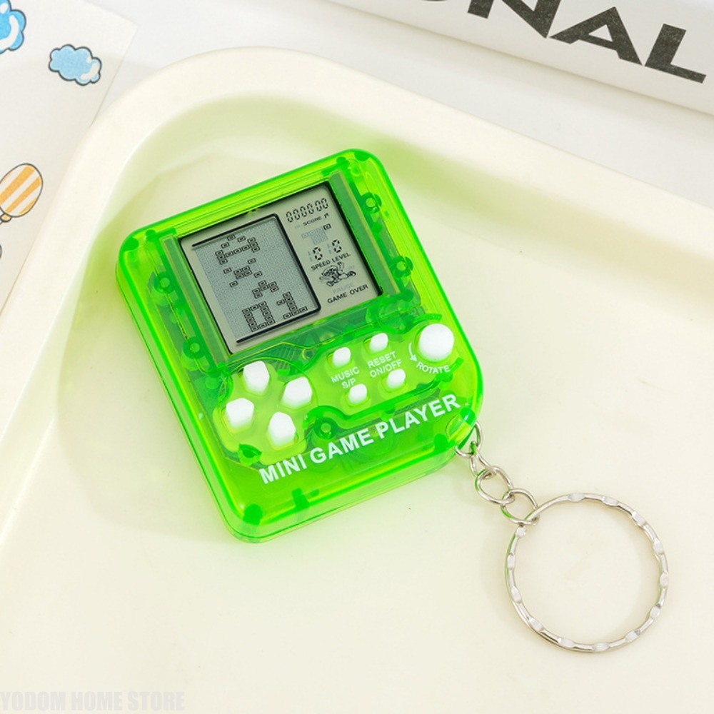 Classic Nostalgic Tetris Handh - Gaming Console Keychain review and price