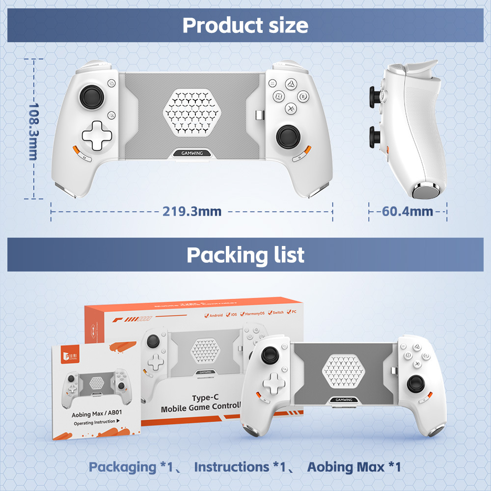 Original Gamwing Aobing Max Ty - Gaming Console For Phone review and price